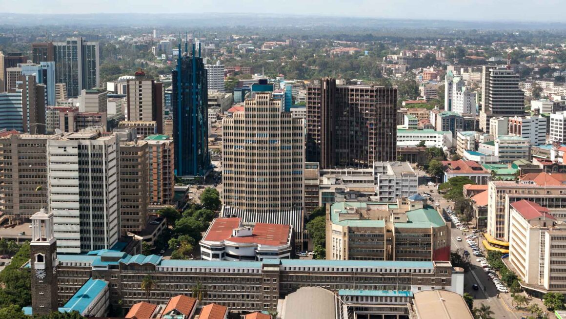 Daytime image of Nairobi City as seen from the KICC building. | Image: Getty