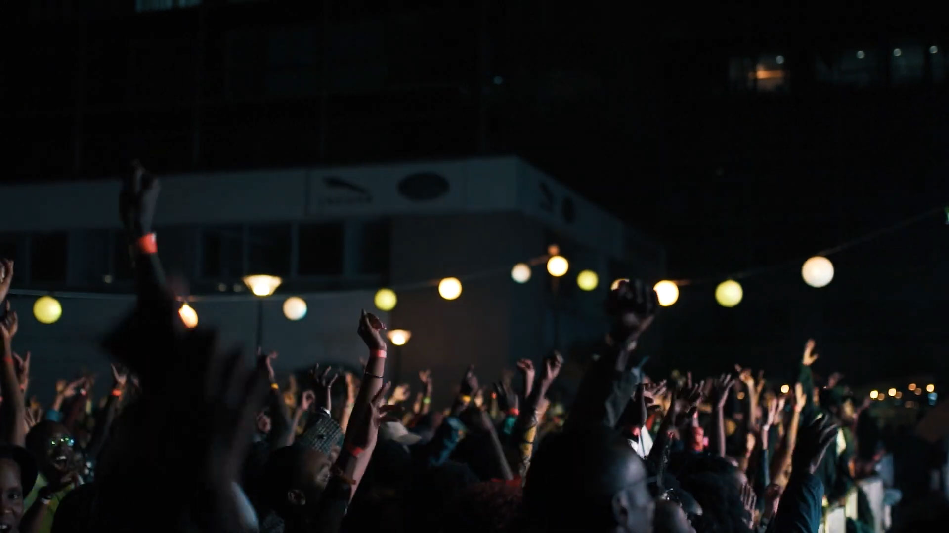 A crowd photo taken at a music event in Nairobi, Kenya