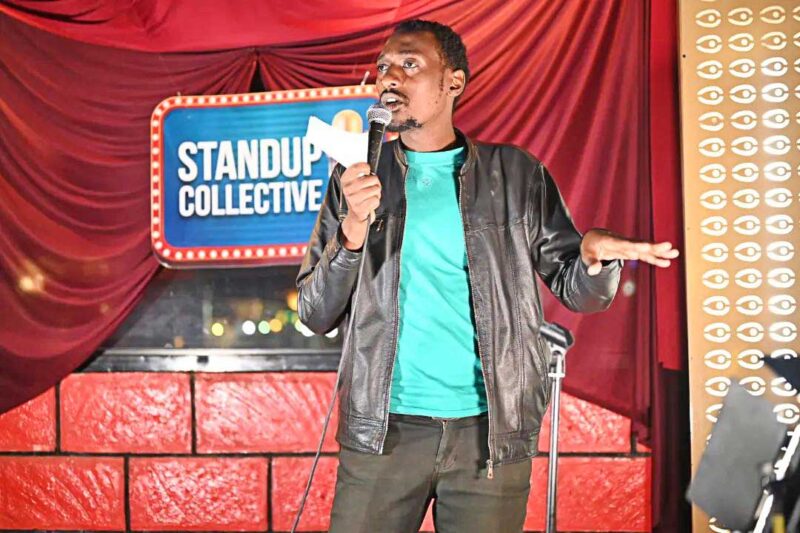 Maina Murumba at a Standup Collective Comedy event in Nairobi | Comedy in Kenya