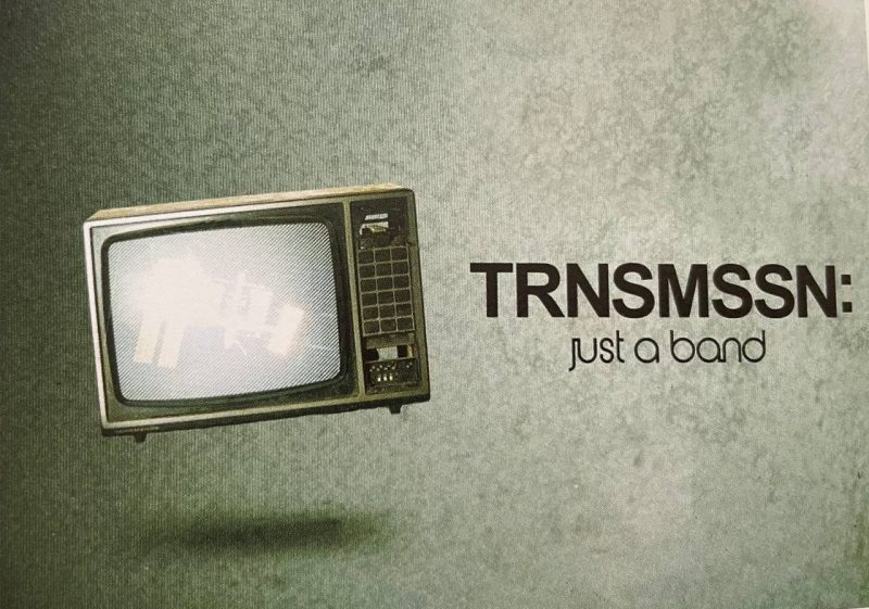 Promotional image from Just A Band's TRNSMSSN visual art exhibition