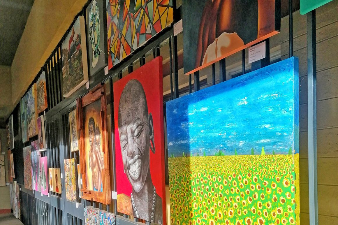 An exhibition of various artists' work at the Affordable Art Show | Image: WAKILISHA