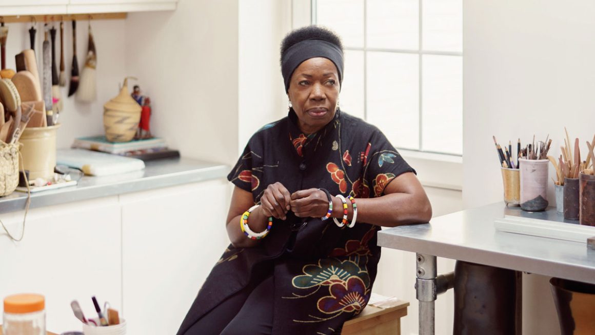 Magdalene Odundo at the Hayward Gallery Ceramic Art Exhibition