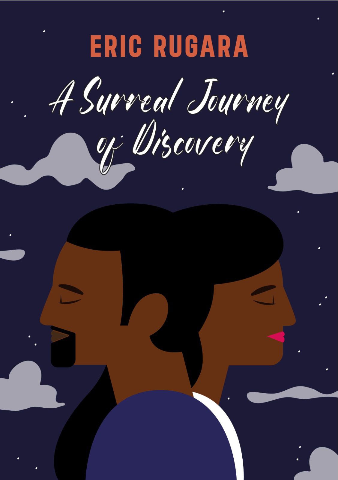 Book cover for Eric Rugara's self-published anthology 'A Surreal Journey of Discovery'.
