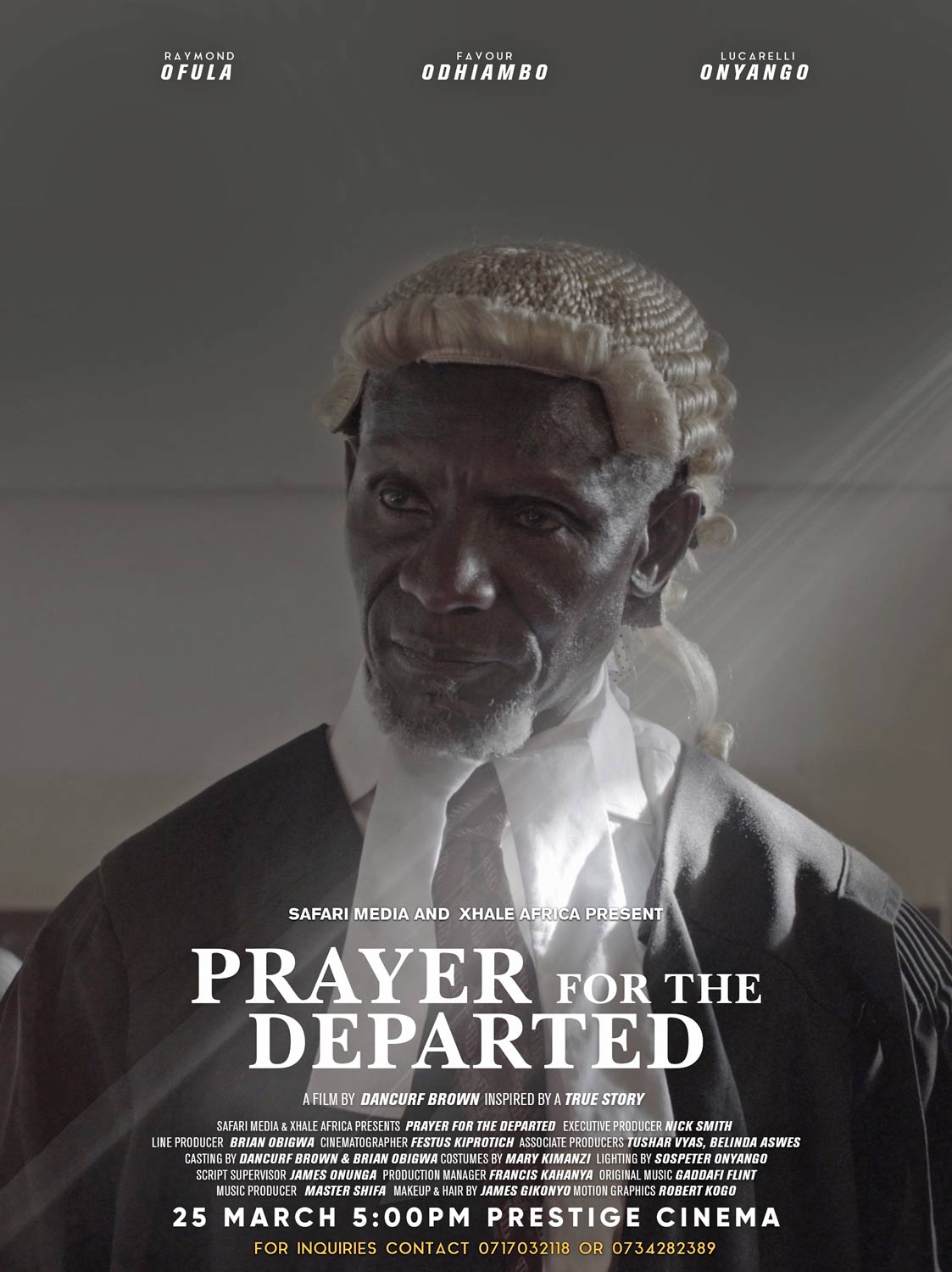 Poster for the 2023 Kenyan Film Prayer for the Departed