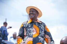 Raila Odinga, leader of Opposition in Kenya, at one of his political rallies on September 10th 2023. | Image: Shutterstock