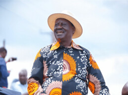 Raila Odinga, leader of Opposition in Kenya, at one of his political rallies on September 10th 2023. | Image: Shutterstock